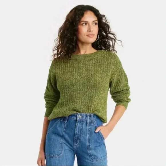 Universal Thread Women's Crewneck Cotton PulloverSweater Size XS - Picture 3 of 11